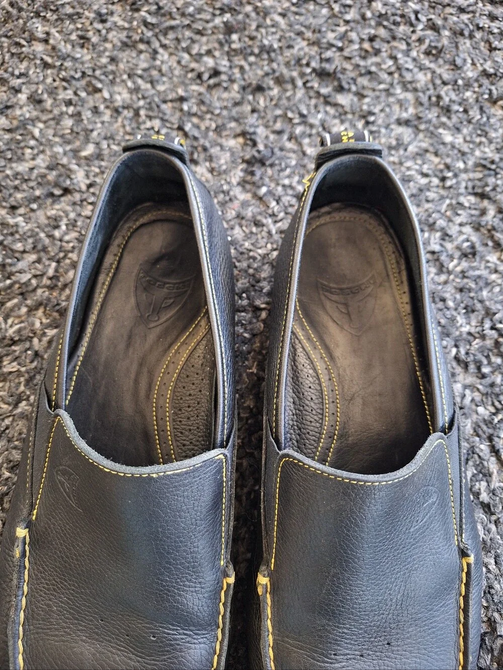 Michael Toschi Onda Driving Loafers Shoes Mens Size 13 Black Leather